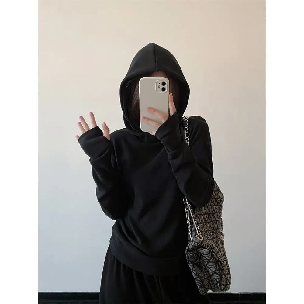 Women's Hoodie Thermal Top Long Sleeve Outdoor Casual Sporty Slim Fit Autumn Winter Polyester Spandex Blend High Neck Sweatshirt