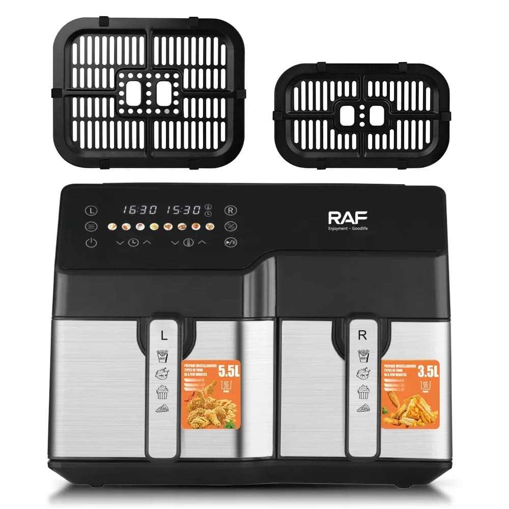 l Multifunction Air Fryer Healthy Oil Free Dual Digital Air Fryer Oven Electric Smart Air Fryer