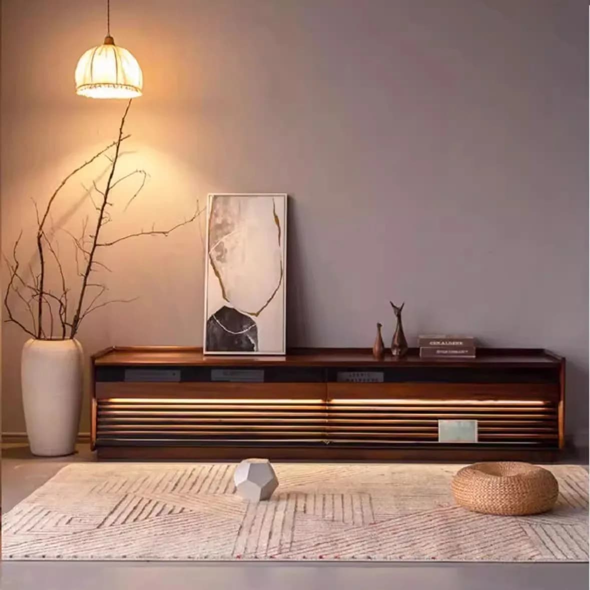 Portable Luxury Tv Stand, Monitor Universal Console Display, Living Room Industrial Trendy Design
