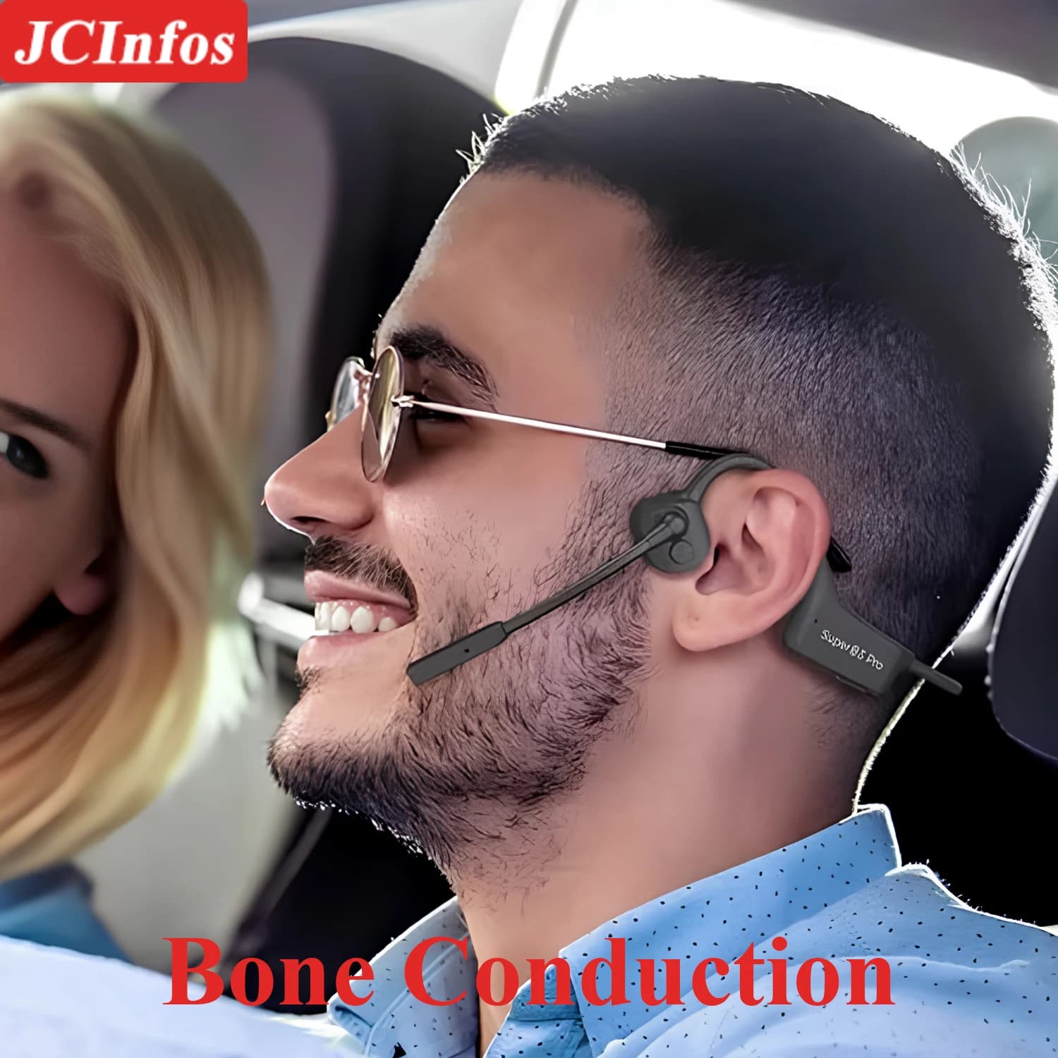 Bluetooth bony run Bluetooth headphones - Quick charging headphones with microphone for work