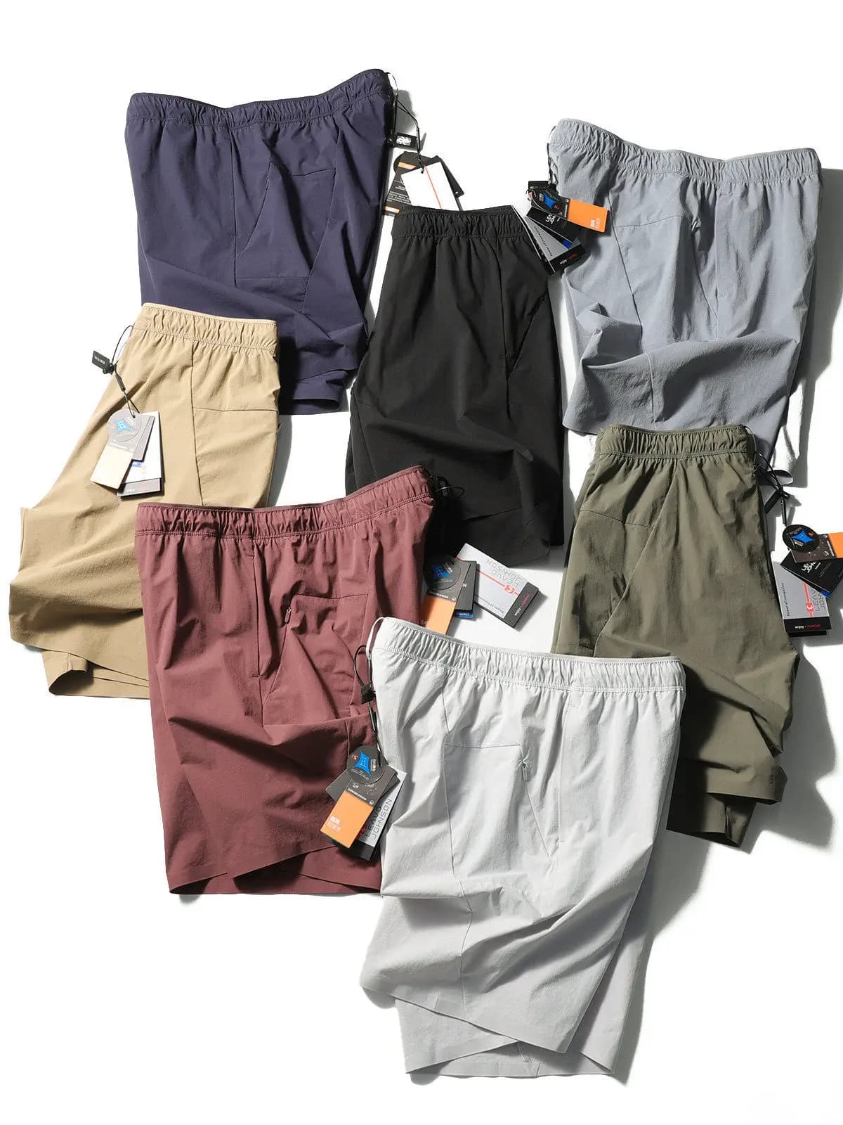 Men's Sport Shorts Summer Moisture Wicking Quick Dry Breathable Loose Casual Five-Quarter Length mid Waist Pants