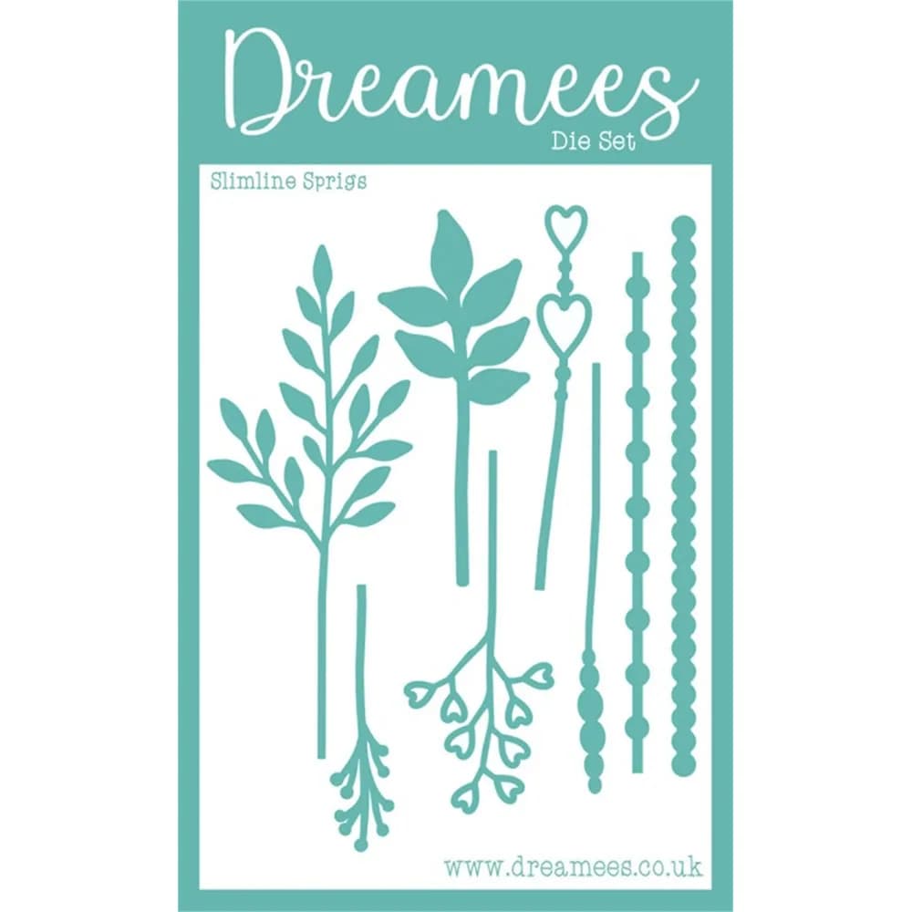 Dreamees Limline Sprigs Die Set Crafting Metal Cutting Dies Cut Die Stamps Mold Craft Decoration Embossing Template DIY Handmade