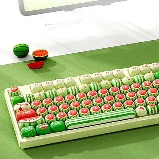Xiayang watermelon keycap MOG highly sublimated customized keycap set Suitable for HI75 hi8 68 84 87 96 104