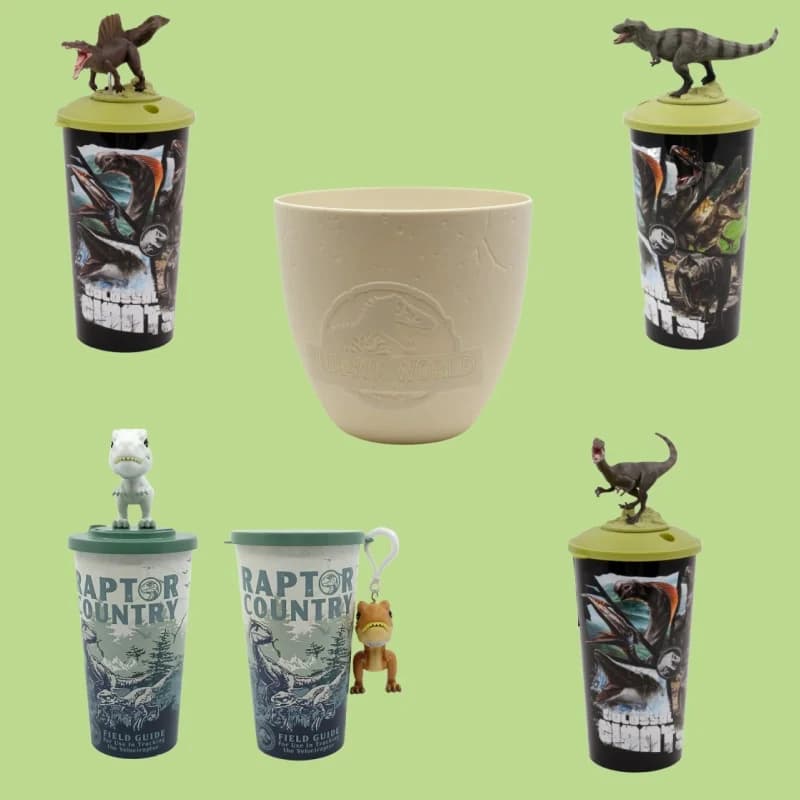 Jurassic World Rebirth Blue Tumbler Dinosaur Egg Topper Cup in stock Esclusiva bottiglia d'acqua per film per regali cinematografici