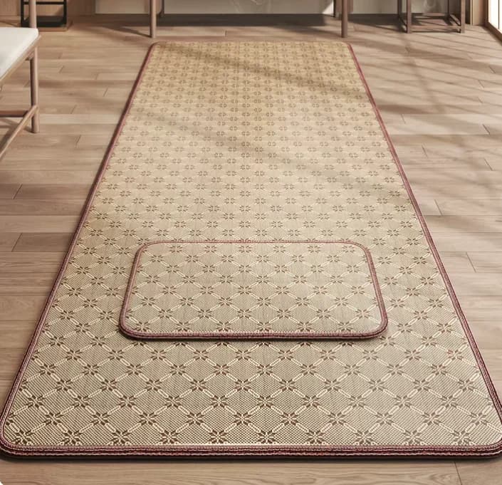 Extra Thick Natural Rattan Linen Zen Meditation Pad Large Anti-slip Sitting Cushion Household Zazen Yoga Prayer Mat