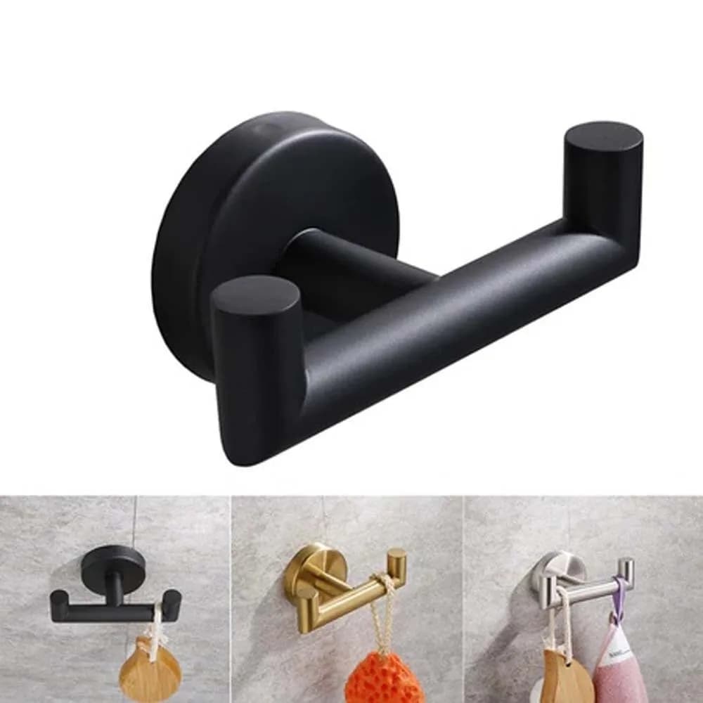 Appendiabiti da Parete con Ganci, Organizer per Ingresso, Decorazione Casa, Porta Asciugamani da Bagno, Appendiabiti/Portacappelli in Acciaio Inossidabile