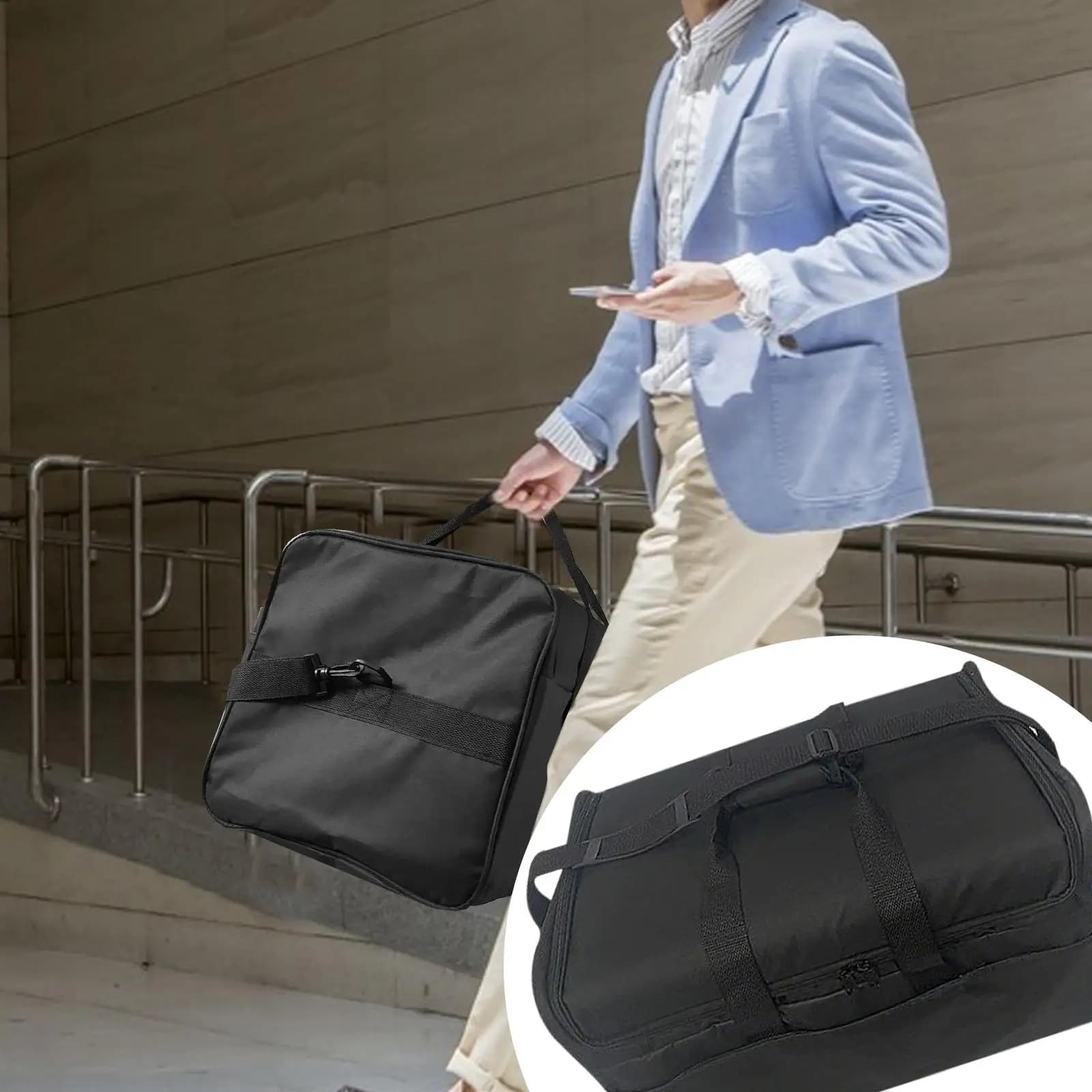 Borsa per il trasporto di cajon e percussioni, in tessuto Oxford impermeabile, per performance musicali portatili