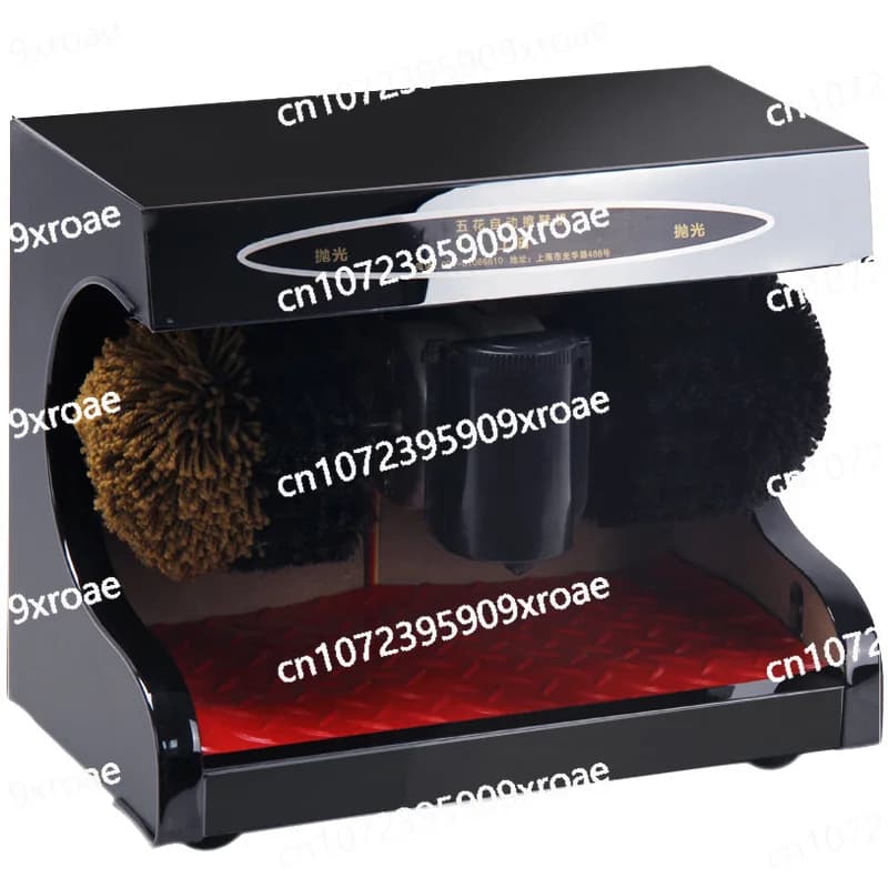 Macchina Lucidatrice Automatica a Induzione per Scarpe, Spazzola Elettrica Domestica per Lucidare Scarpe in Pelle
