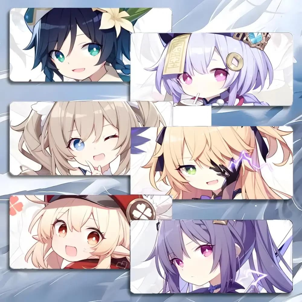 Anime Cute G-Genshin Impact Mouse Pad Mousepad Large Gaming LockEdge Thickened PC Table Desk Mat