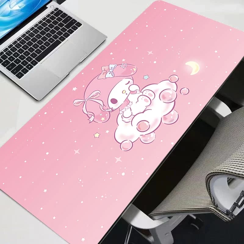 Tappetino per mouse e tastiera Varmilo per computer, My Melody 90x40cm, accessori da gaming anime, tappetino da scrivania morbido per mini PC gamer