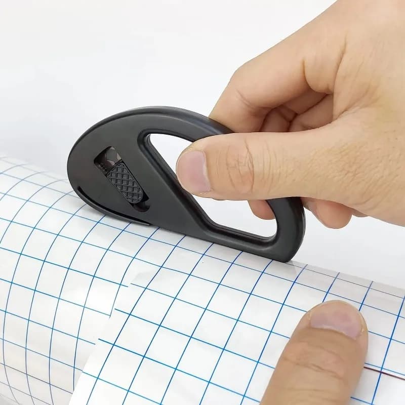Safety Vinyl Cutter for Car Wrap Retractable Film Trimming Knife Precision Cutting Tool for Color Change Decal