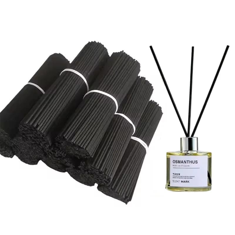 10/50/100Pcs Reed Diffuser Sticks Set 3mm 8inch Fiber Reed Diffuser Sticks Fragrance for Bedroom Office Bathroom Home
