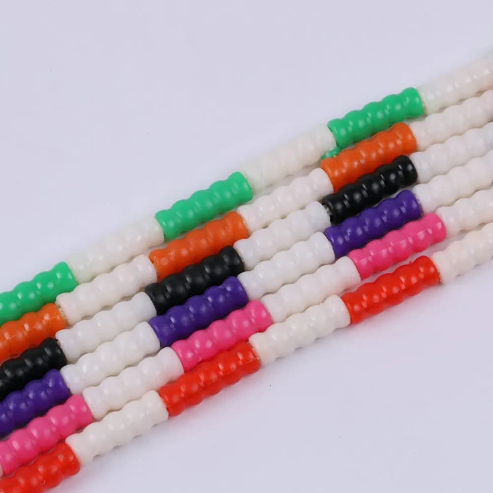 2Pcs Vibrant PVC Jump Rope Sturdy Flexible Rope for Children Adults Jumping Exercise Indoor Outdoor Weight Loss Cardio Workout