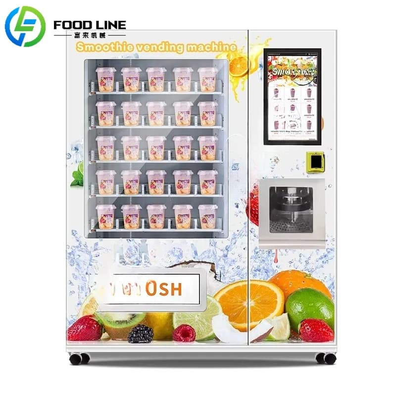FL series custom smoothies automatic dispenser with real time inventory and payment system