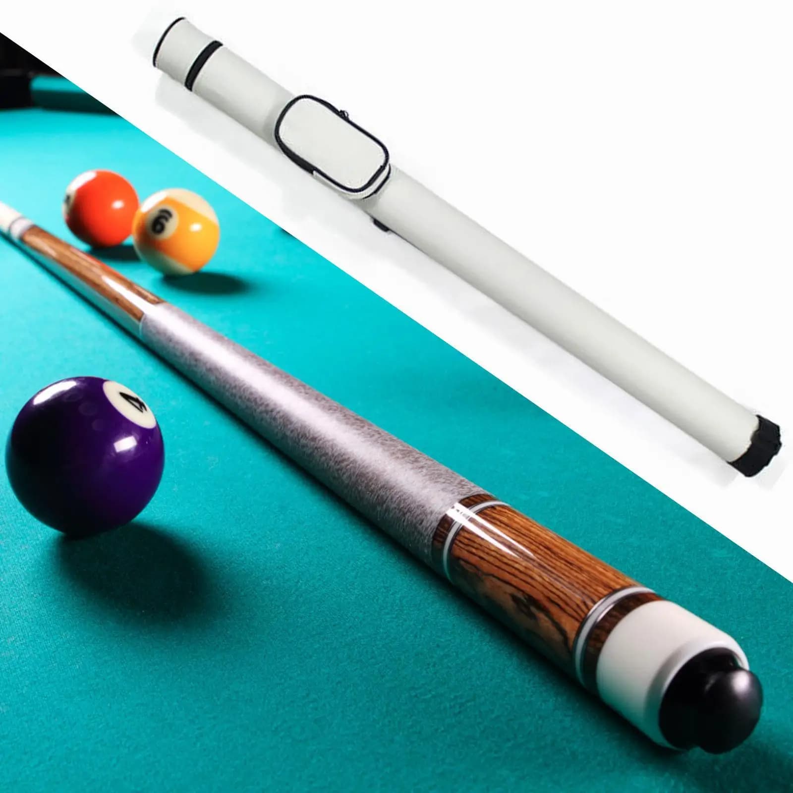 Billiards Pool Cue Case Pool Cue Stick Carrying Bag for Snooker Club Outdoor