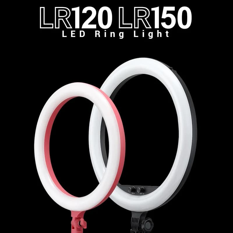 Godox LR120 12 "LR150 18" LED Anello luminoso Lampada anulare Bicolore 3000K-6000K Lampade ad anello per video YouTube Ringlight Luce per trucco