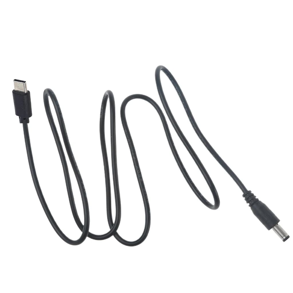 USB Type C Male to 5.5X2.1mm Male Extension Cable for Power Supply Charging Cable Adapter (Type C to 5.5x2.1mm)