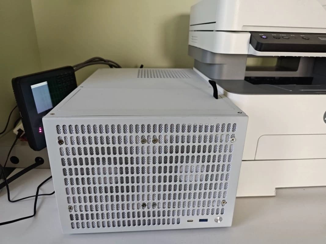 Case NAS a 8 Bay per Scheda Madre MATX, Alimentatore ATX, PCIe Full Height, Chassis Server DIY per Archiviazione
