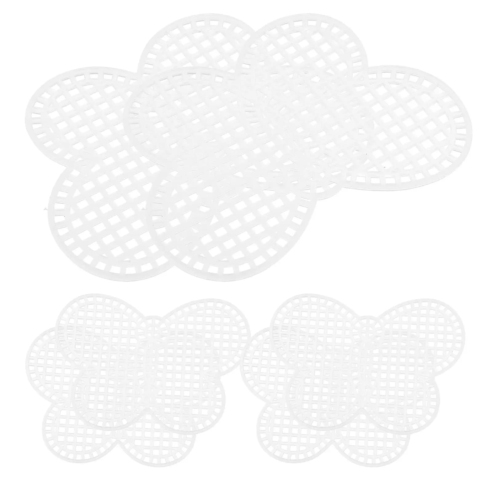 6Pcs High-Durability Butterfly Plastic Canvas Sheets for Cross Stitch Embroidery Bag Making DIY Mesh Canvas Kit Plastic Grid