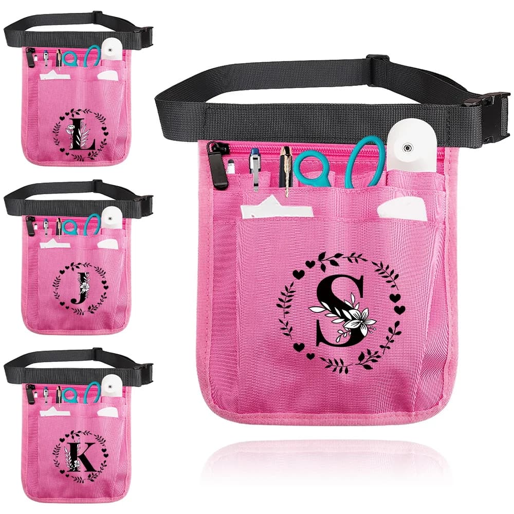 Tasca in vita per infermiera Cintura multiuso per organizer in vita Forniture mediche Borsa per infermiera Borse portaoggetti durevoli Serie di ghirlande
