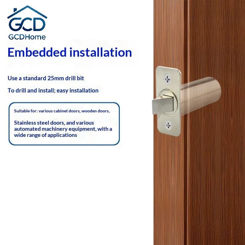 DC12V24V Embedded Electric Bolt Lock Concealed Access Control Electric Lock Wooden Door Stainless Steel Door Electric Lock
