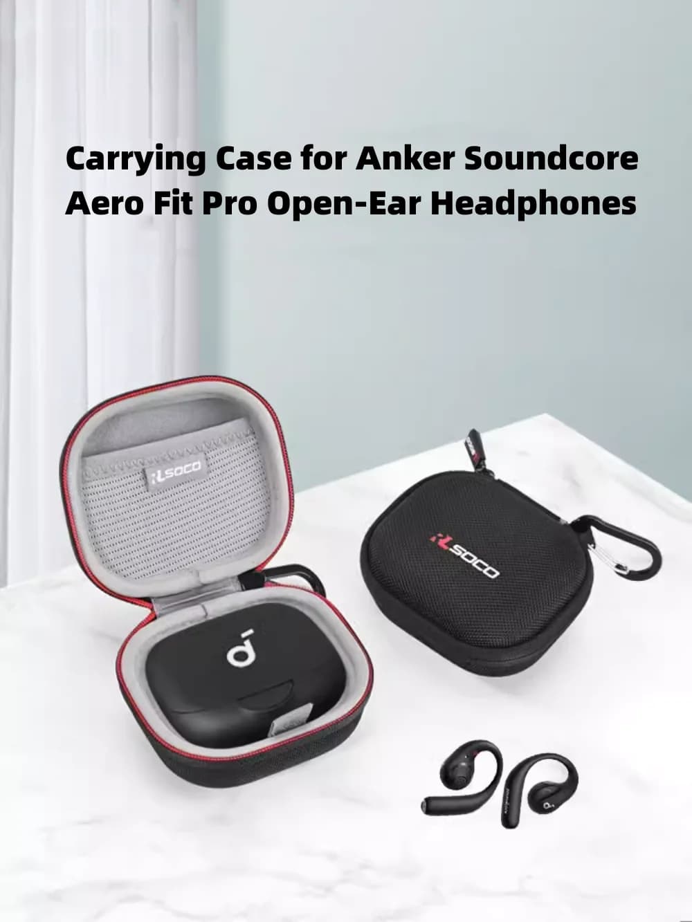 Open-Ear Anker Soundcore AeroFit Pro headphone case, Wireless AeroFit Pro headphone case
