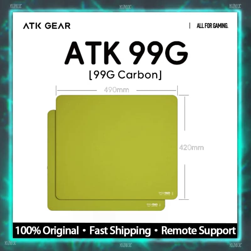 ATK 99G Mouse Pad E-Sport Speciale per FPS Gaming Sunken Edge XSOFT Base antiscivolo in poliuretano bilanciato Match Artisan Zero 99g