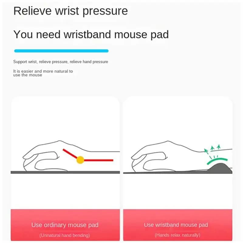 Esclusivo tappetino per mouse, tastiera, poggiapolsi in silicone, memory foam, tappetino per mouse in tinta unita, adatto per giochi da ufficio