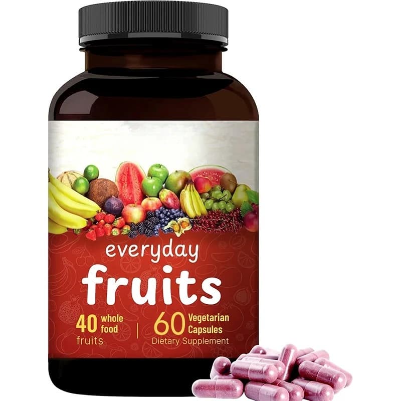 Fruit supplement -60 vegetarian capsules, 40 all fruit mixtures | | Formula of vitamin and superfood