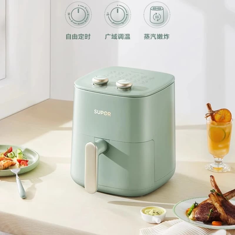 Supor Friggitrice ad aria Domestica Smart Multifunzionale Piccola friggitrice a vapore cuiseur elettrico multifunzione friggitrice ad aria forno