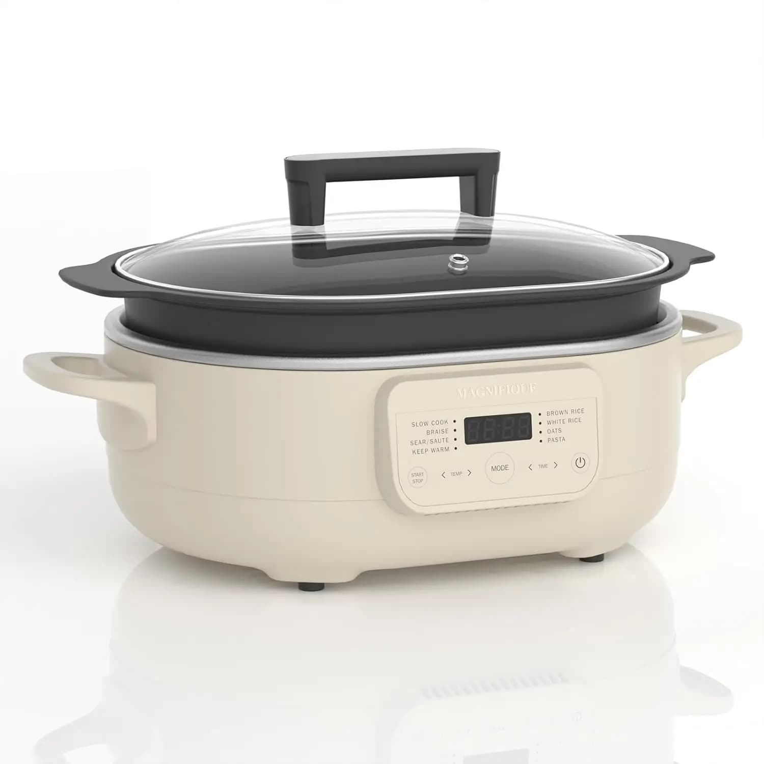 Multicooker da 6 Quarti con Funzione Slow Cooker Programmabile 8-in-1, Pentola Olandese, Pentola per Pasta, Antiaderente e Adatto al Forno fino a 260°C ° F
