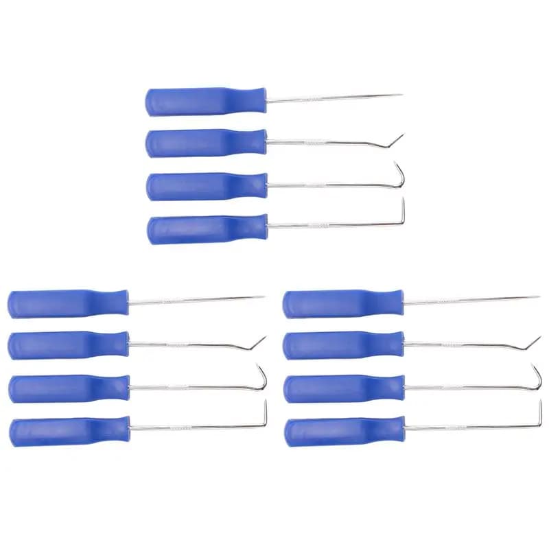A53Q-12Pcs Pick And Hook Set O Ring Oil Seal Gasket Puller Remover Craft Hand Tool