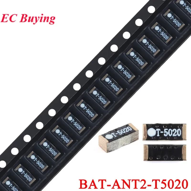 10 Pz/5 pz BAT-ANT2-T5020 2.4G WiFi Bluetooth-Integrato Chip SMD Antenna 2dBi Guadagno Omnidirezionale 2400-2500 mhz 5*2*1.6mm