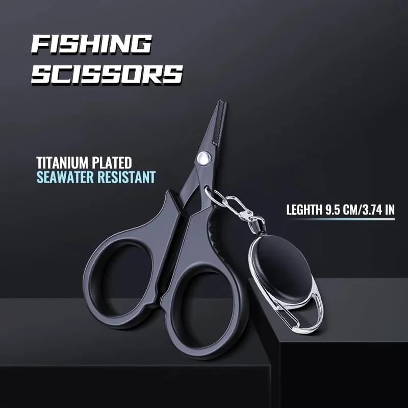 PE cut stainless steel fishing scissors clamp cut cut cutter for pegs instruments for carp fishing accessories