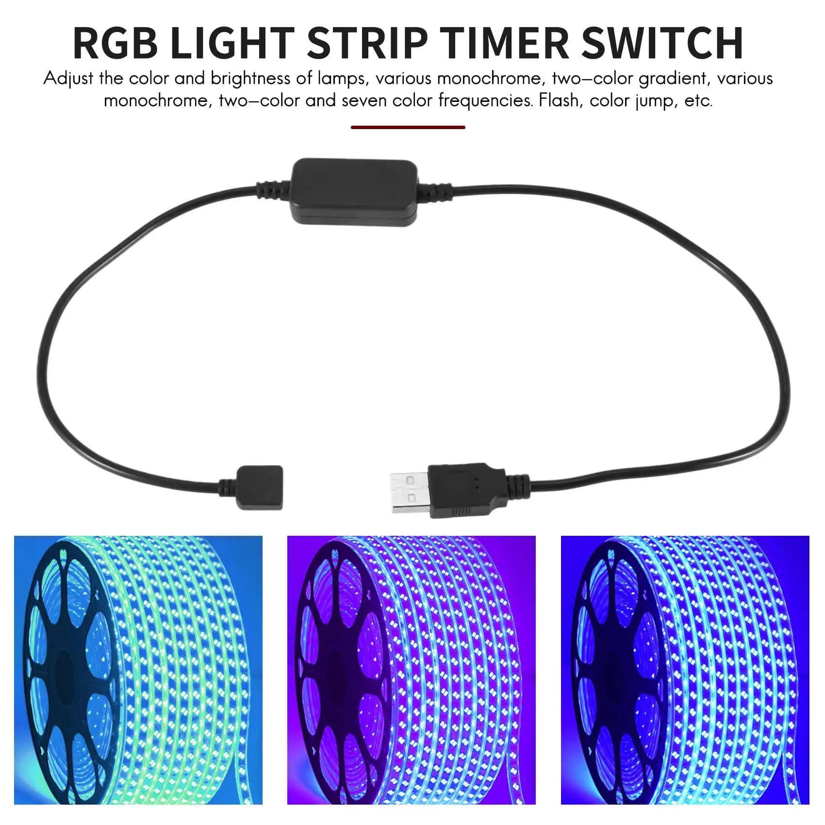 AABFK Wireless Bluetooth LED Dimmer Telecomando DC5-24V Controllo connessione APP telefono per interruttore timer striscia luminosa RGB