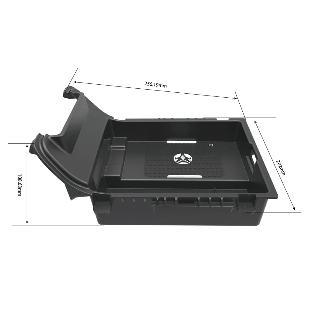 Caricabatteria senza fili per auto per Audi A6 2019-2020 Caricatore rapido per Iphone XR XS X MAX per Huawei P30 P40 Supporto per telefono con sensore a infrarossi