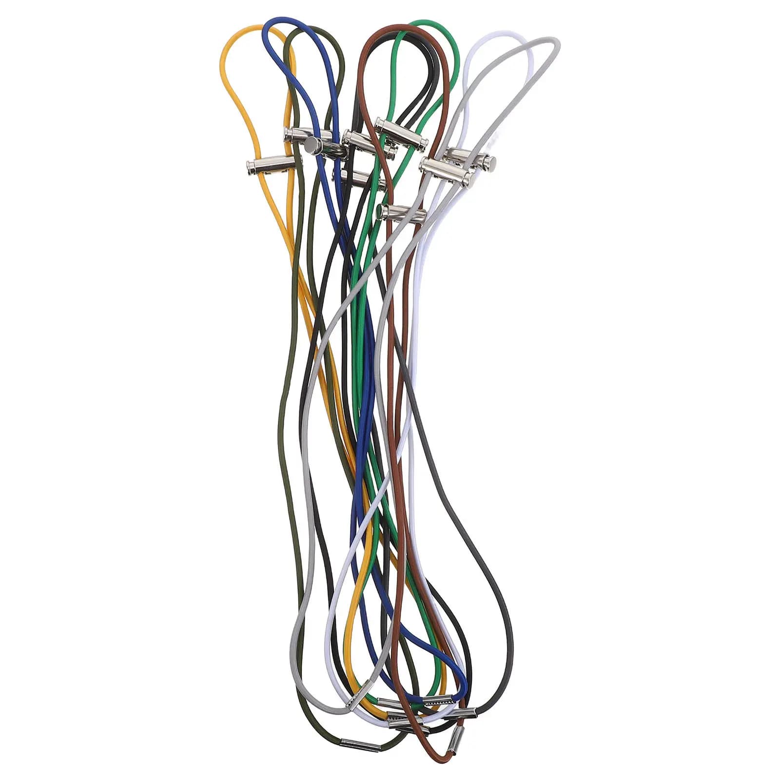 Set di 9 Elastici Resistenti per Pattumiere, Cinghie Regolabili per Sacchi della Spazzatura, per Cestini da Esterno, Cucina e Ufficio