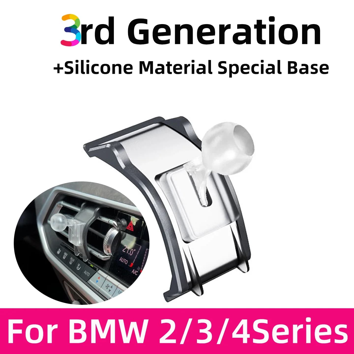 2020-2025 Per BMW 2 3 4 Serie G20 G22 G26 Magnetico Z4 Supporto Del Telefono Per Auto Caricatore Senza Fili Gravity GPS Del Basamento accessori interni