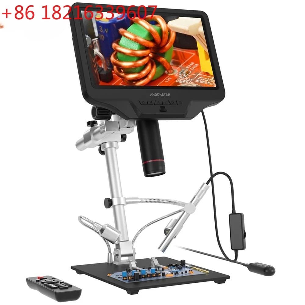 Microscopio Digitale TAO AD409 Pro ES con Endoscopio e Schermo FHD per Riparazione Elettronica e Monitoraggio Saldatura per Andonstar