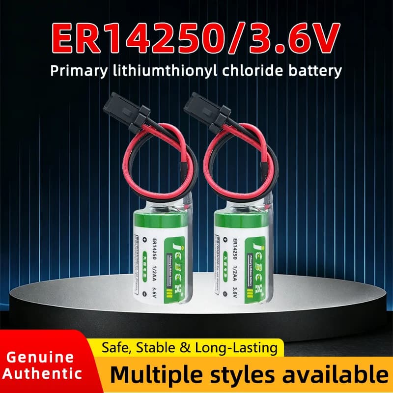 JCBCH ER14250 Disposable lithium battery 3.6V servo drive wireless temperature sensor smoke alarm sensor gas detector