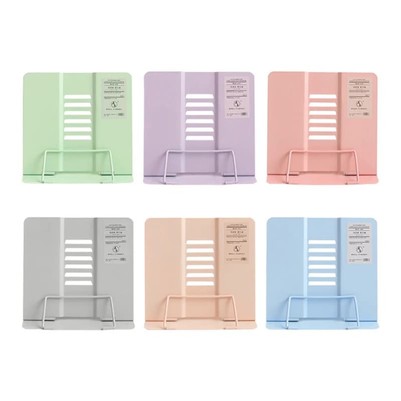 Morandi Adjustable bookcase in Metal Reading Support Paper Holders Tablet holder