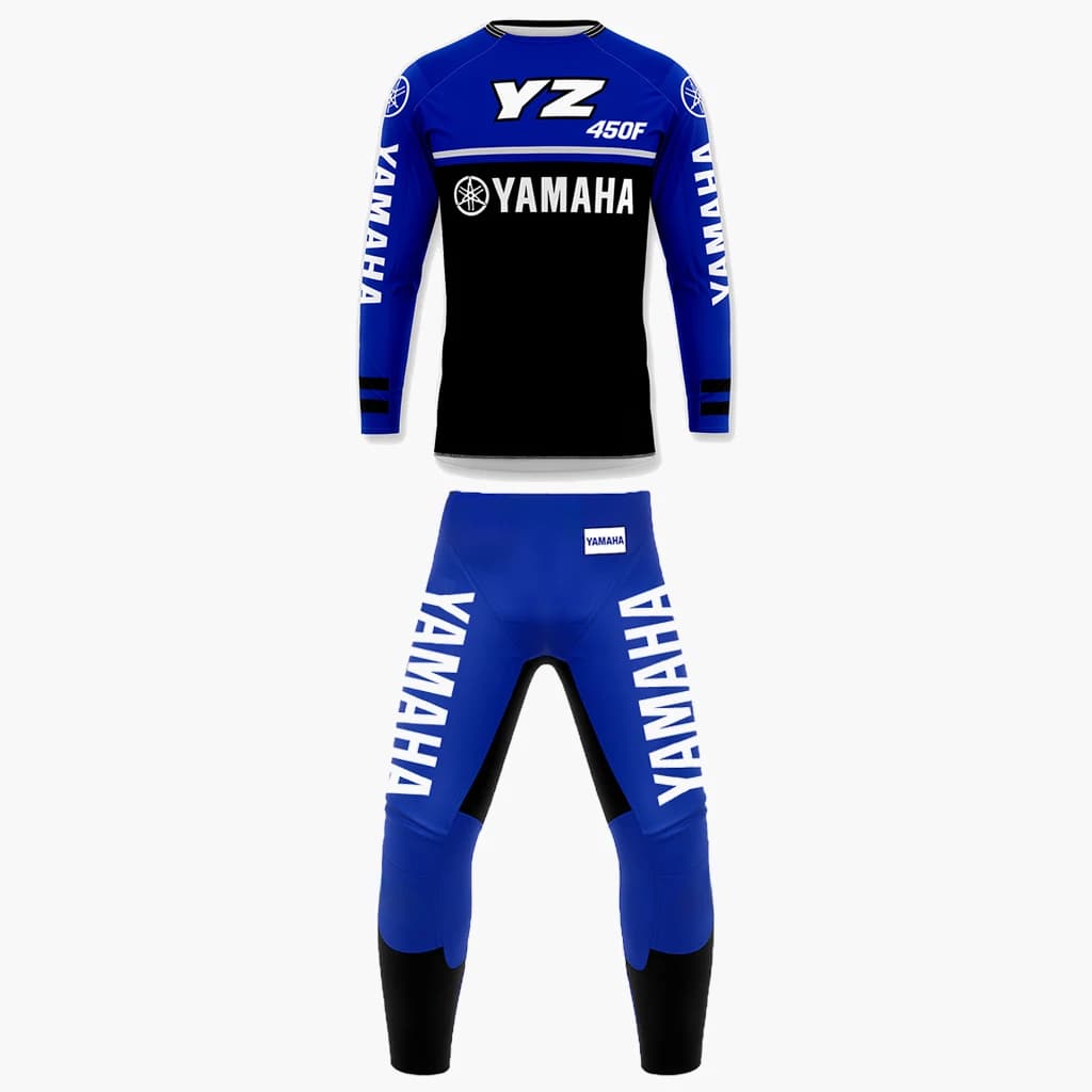 2026 New Sea Blue Yamaha New MXGP 450F Super Motocross Racing Jersey Men Women Oversized Breathable And Quick Drying Riding Suit