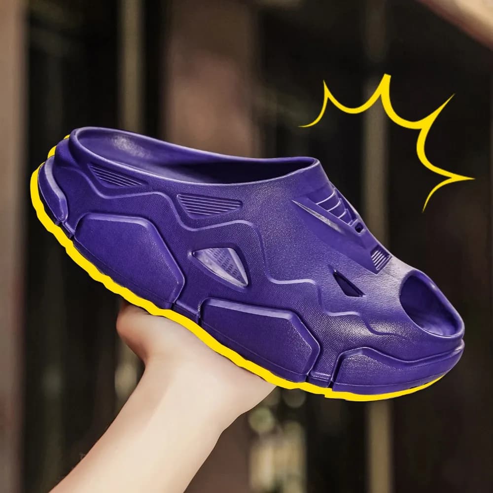 Nuove Ciabatte Estive in EVA per Uomo, Sandali Morbidi da Interno ed Esterno, Scarpe Casual da Spiaggia e Giardino, Pantofole da Casa per Uomo e Donna