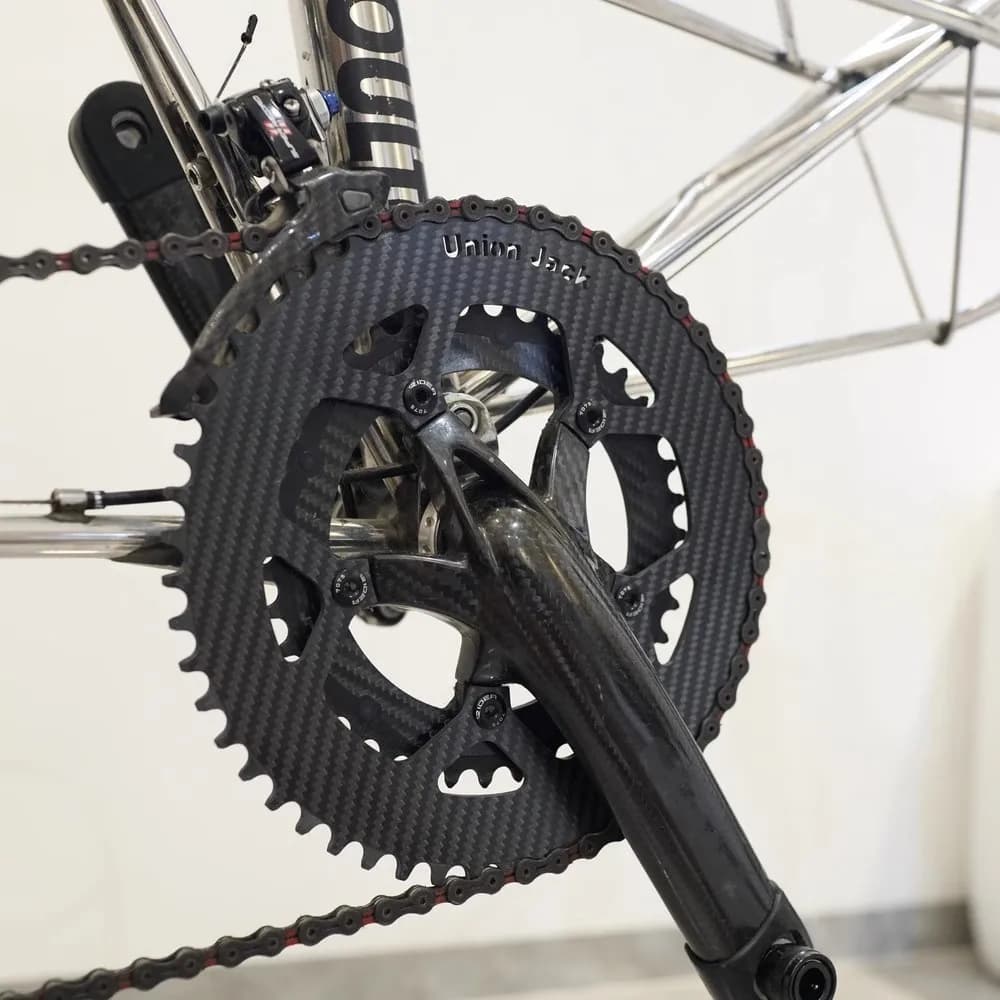 Bicicletta caron catena bici da strada BCD110 ruota a catena ultraleggera per Brompton ACP TLINE BMX 5 fori pignone 48 50 52 54 56 58T