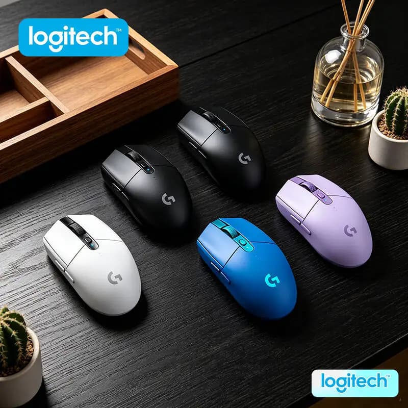 Mouse Wireless Logitech G304, Sensore HERO 12000 DPI, LIGHTSPEED 1ms, Batteria 9 Mesi, Economico per Gaming, Antiscivolo
