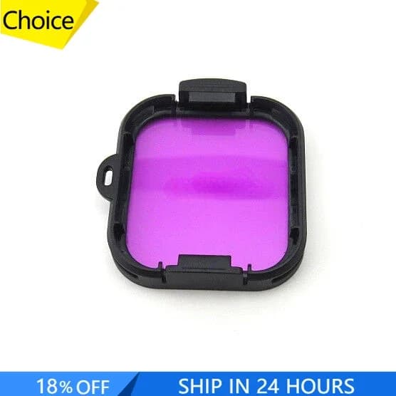 Original Purple Dive Filter Water Dive Waterproof Guscio for Gopro Hero 5 6 7 Repair Part for Action Camera