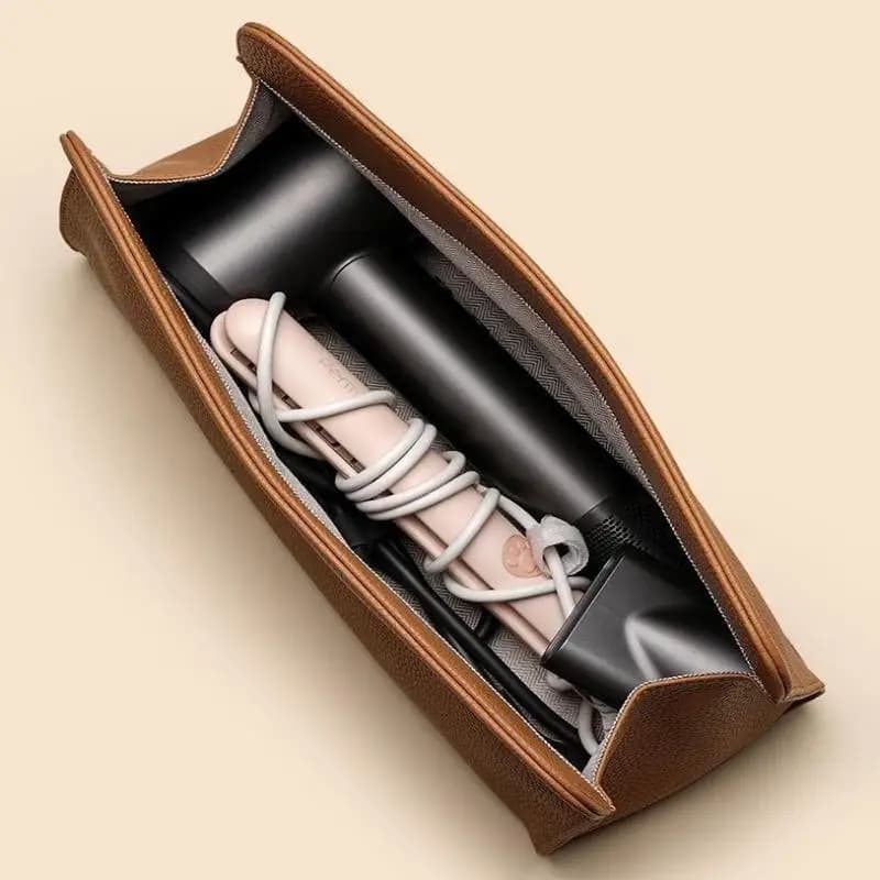 New Travel-Friendly Storage Bag For Hair Dryer And Curling Iron - A Hypoallergenic Organizer For Your Makeup Tools