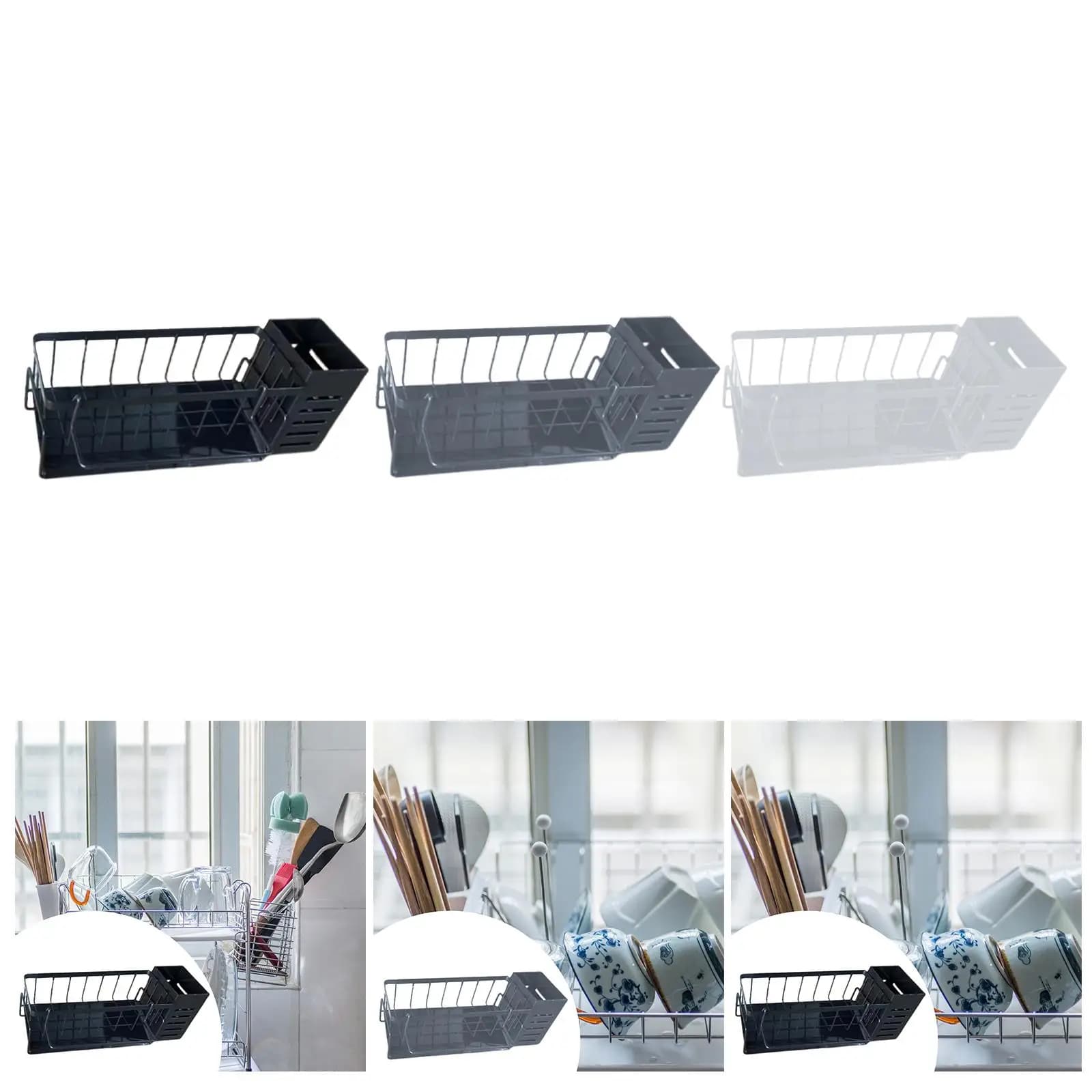 Organizer per lavello da cucina, scolapiatti, utensili da cucina, porta spugne robusto e pratico, dispenser per sapone per hotel