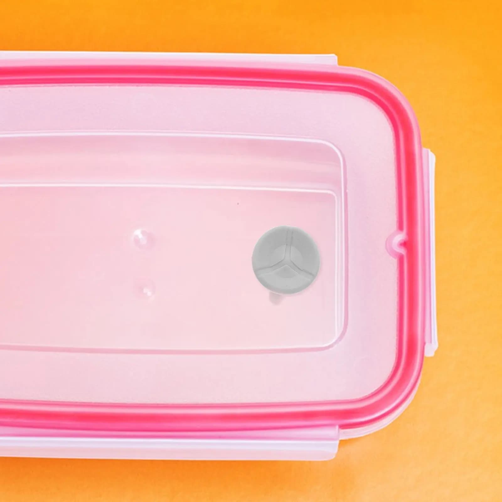 2Pcs Silicone Sealing Plug for Lunch Box Airtight Leakproof Stopper Valve Food Container Lid Accessories Freshness Preservation