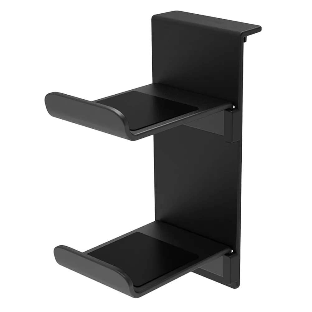 Headset Holder for Console Gaming Controller Hanger Hook Headphone Rack Mount Double Layer ABS Material Corrosion